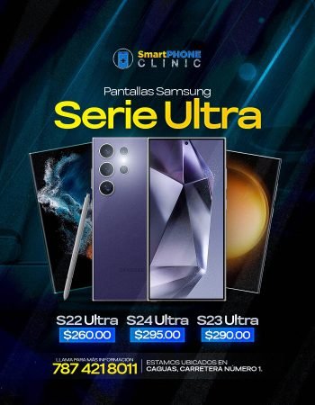 Smartphone Clinic PR - Pantallas de serie ultra_
